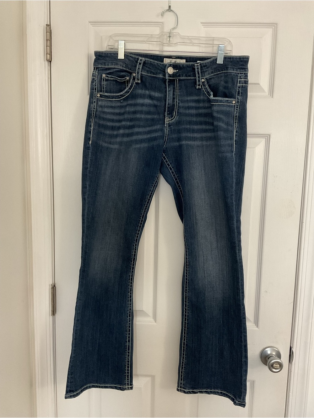 Daytrip women’s Dark Wash Bootcut Jeans - Deep Blue